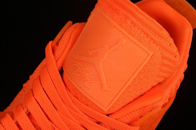 Air Jordan 4 AJ4 Flyknit - Orange