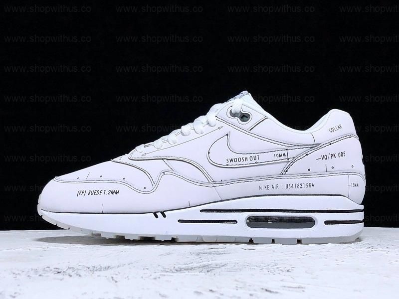 NikeAir Max 1 Tinker - Schematic White