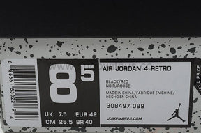 Air Jordan 4 AJ4 Retro - Bred (2012)