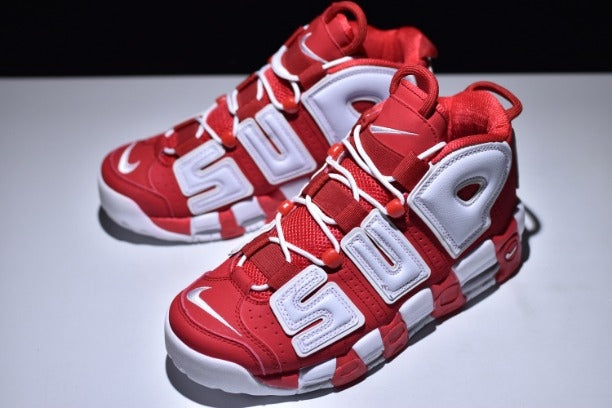 Supreme x NikeAir More Uptempo - VARSITY RED