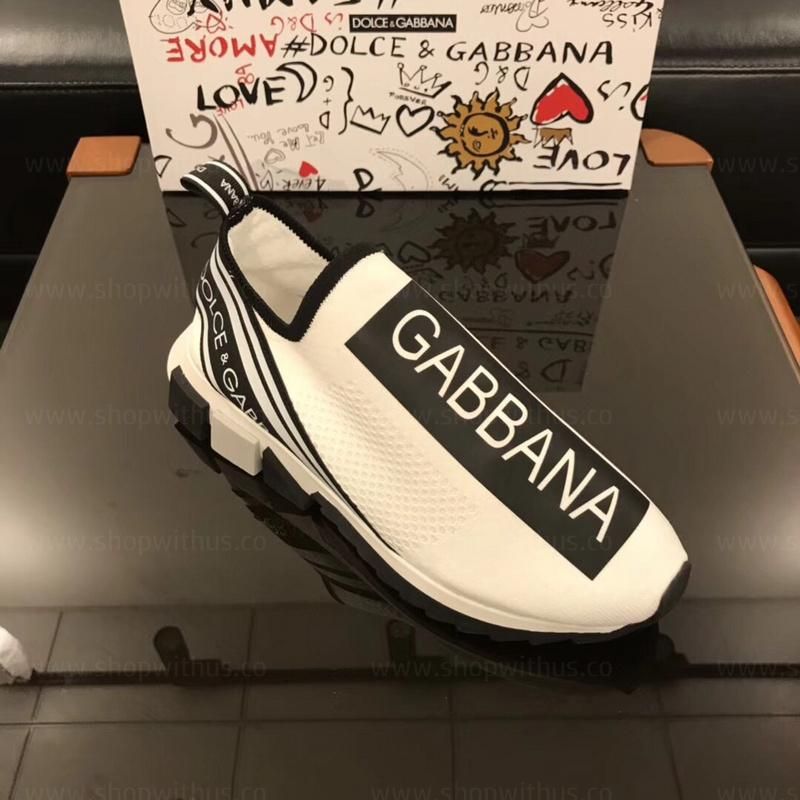 Dolce & Gabbana Sorrento Logo Trainer - White