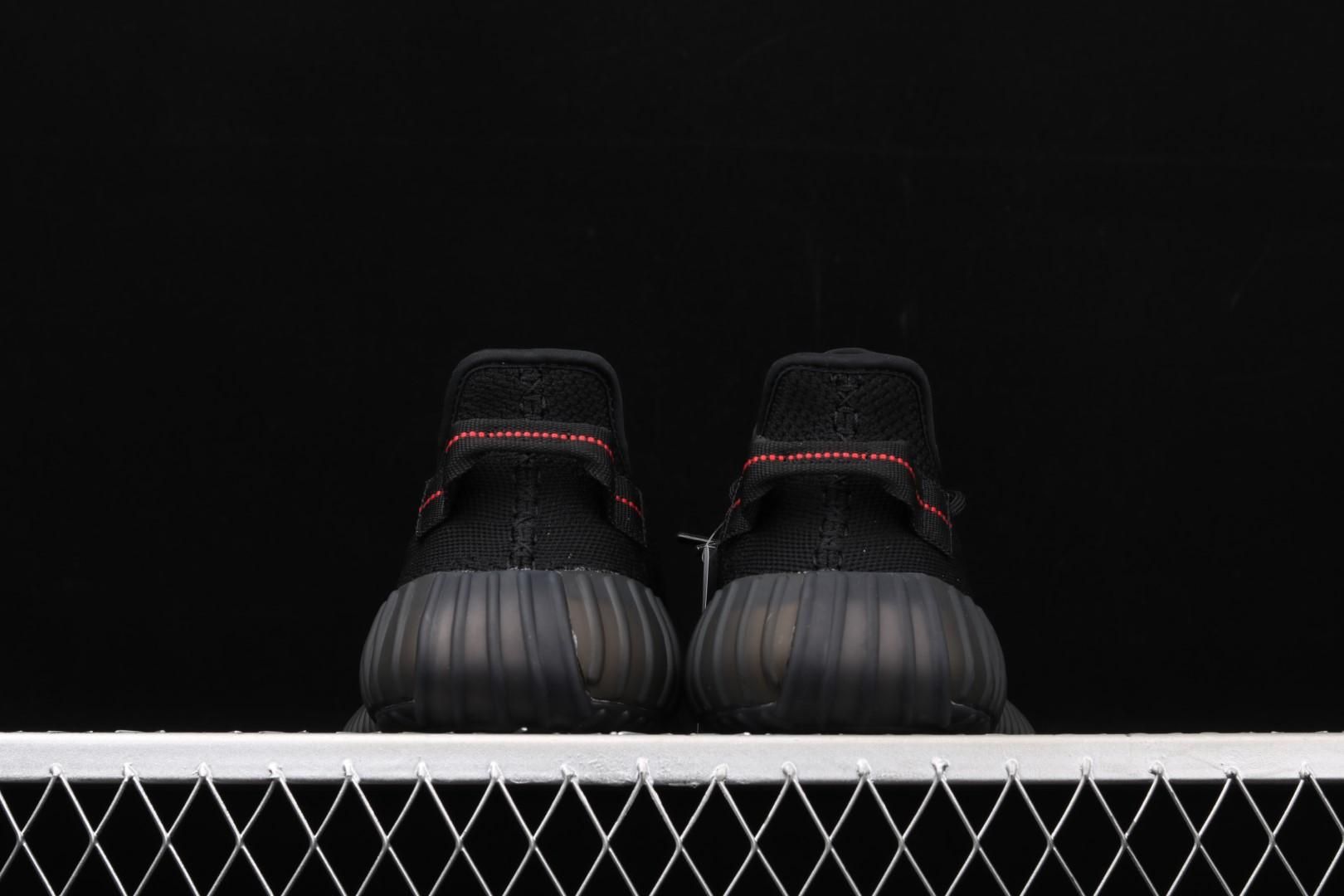 adidasMens Yeezy Boost 350 V2 - Black Red