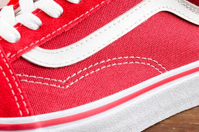 Vans Old Skool Shoes-Red