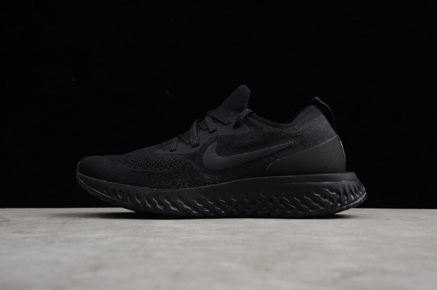 NikeUnisex Epic React Flyknit Running Shoes - Triple Black
