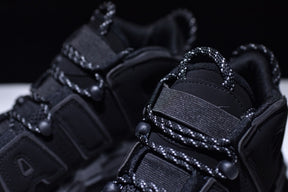 NikeAir More Uptempo Mid Basketball Shoe-Black