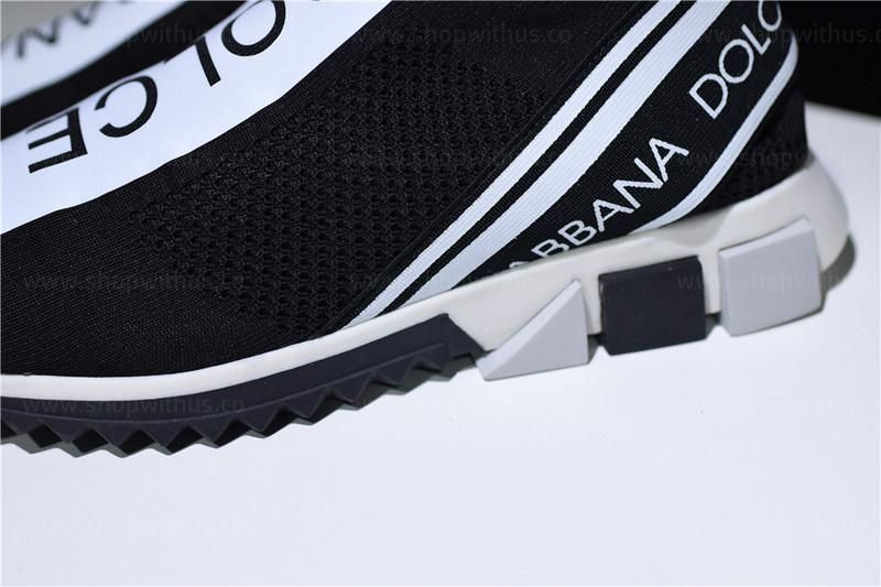 Dolce & Gabbana Sorrento Logo Trainer - Black/White