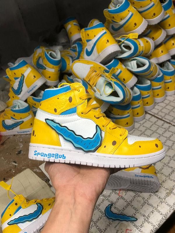 Air Jordan 1 AJ1 - Spongebob