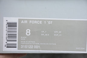 (Artificial Leather)NikeAir Force 1 AF1 Short - Black
