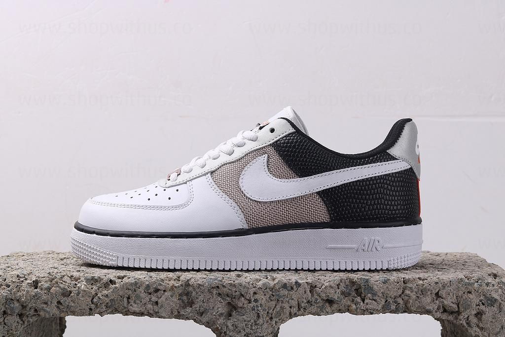 NikeAir Force 1 AF1 07 - Grey/Black/Gold