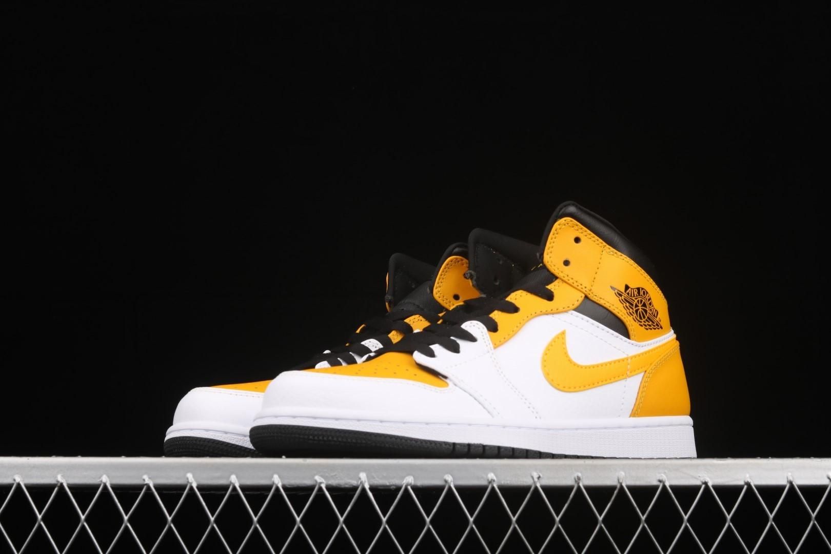 Air Jordan 1 AJ1 Mid - University Gold