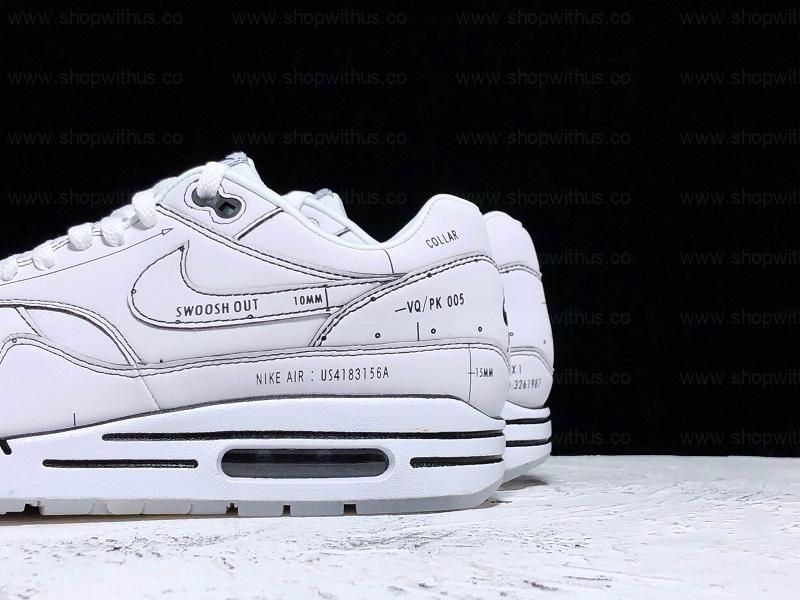 NikeAir Max 1 Tinker - Schematic White