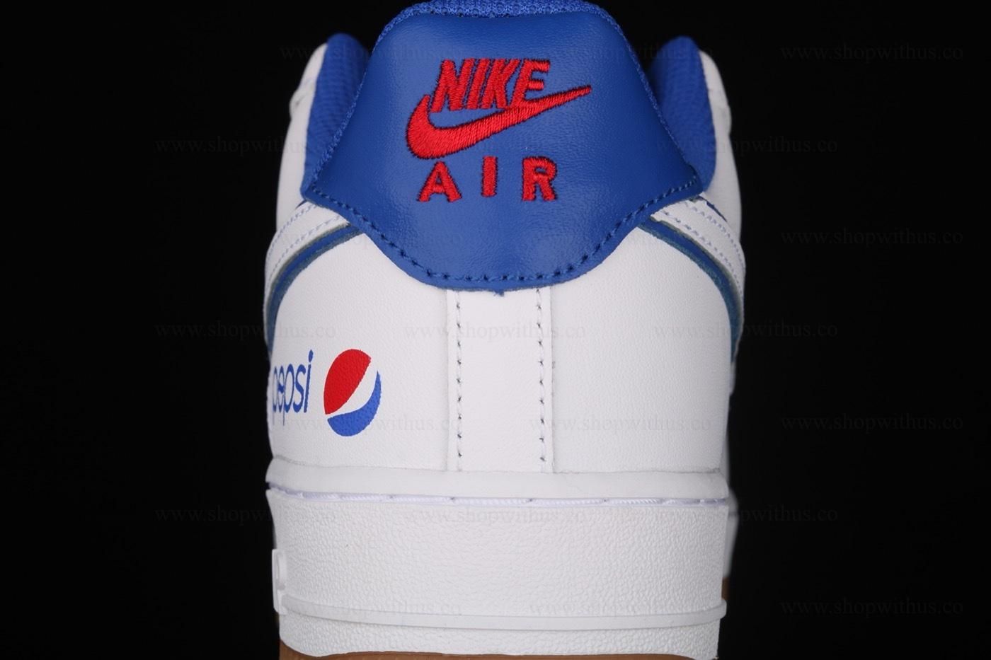 Pepsi x NikeAir Force 1 AF1 Low - White/Royal Blue