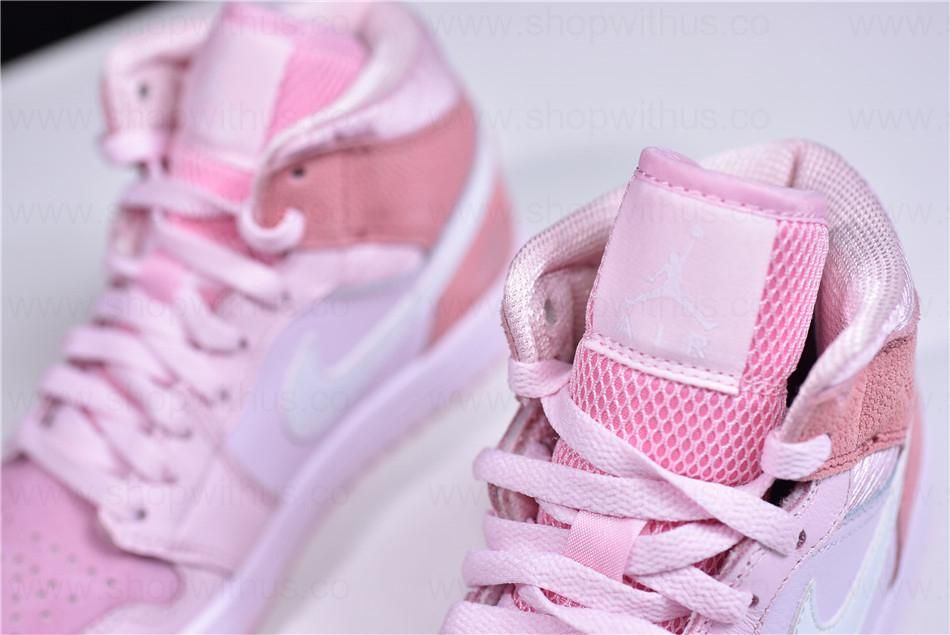 WMNS Air Jordan 1 Mid AJ1 - Digital Pink