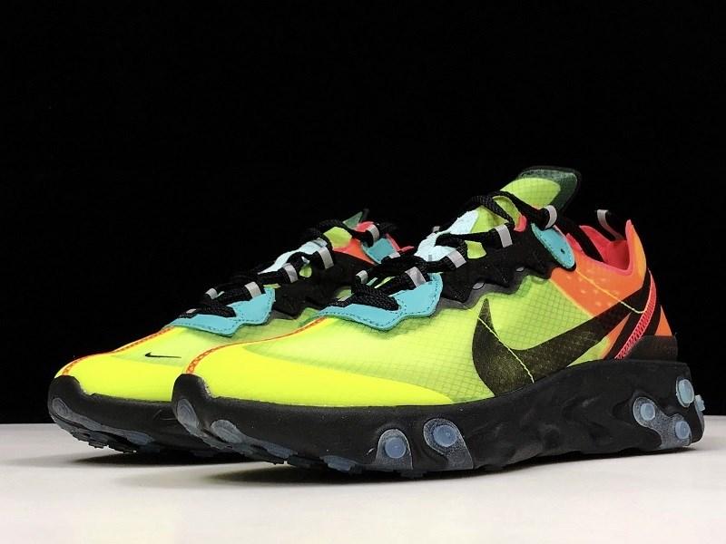 NikeReact Element 87 - Volt/Racer Pink