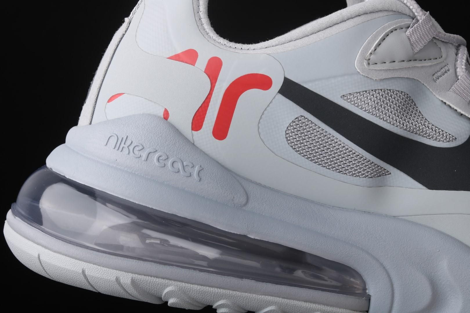 NikeMens Air Max 270 AM270 React - Just Do It Grey