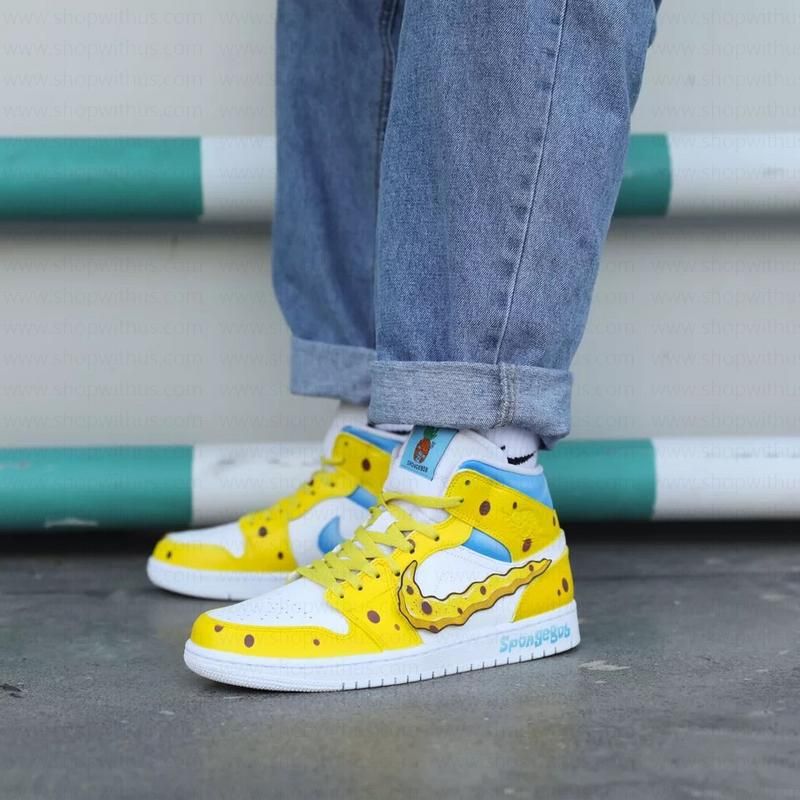 Air Jordan 1 AJ1 - Spongebob