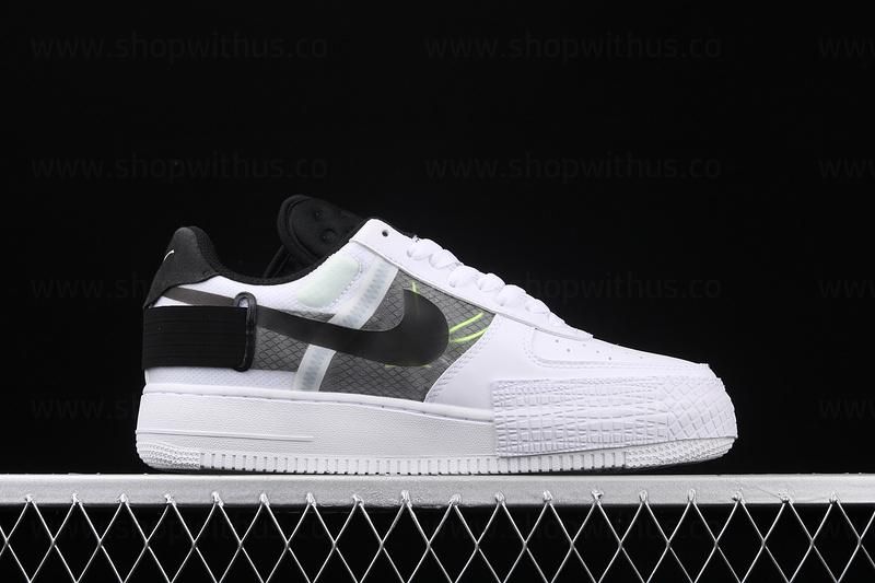 NikeAir Force 1 AF1 Low Type - White/Black