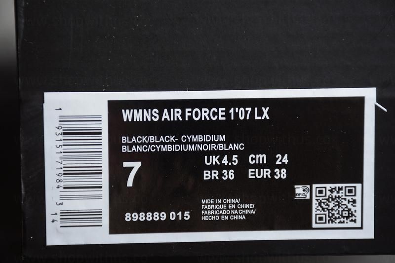 NikeAir Force 1 AF1 07 LUX - Black/Light Blue