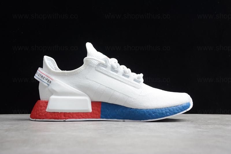 adidasNMD R1 v2 - White/Red/Blue