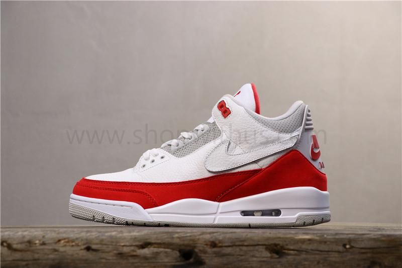 Air Jordan 3 AJ3 Tinker - White/University Red