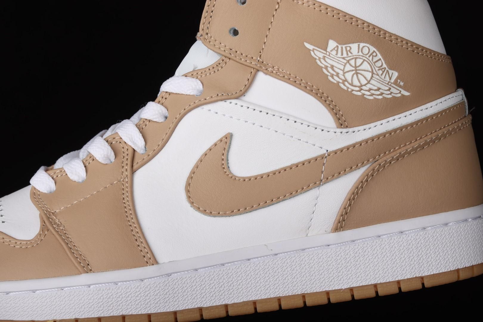 Air Jordan 1 AJ1 Mid - Tan Gum