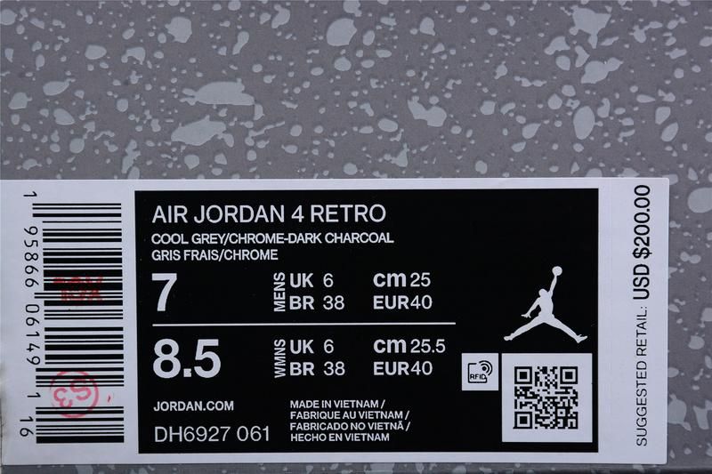 Air Jordan 4 AJ4 Retro - Infrared