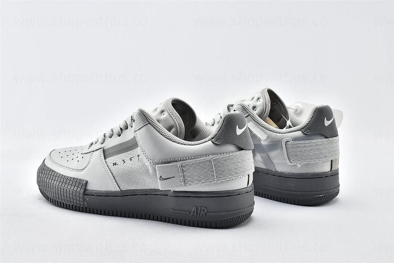 NikeAir Force 1 AF1 Low Type - Grey Fog