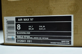 NikeMen's Air Max 97 - Black/Silver