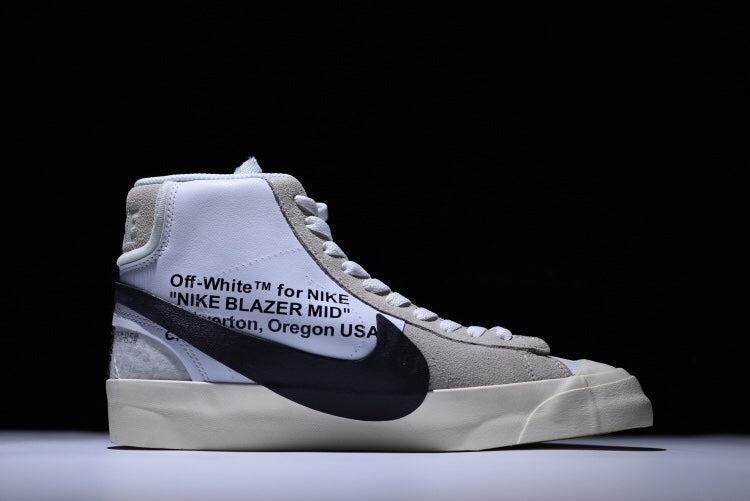 The 10: OFF-WHITE x NikeMen's Blazer Mid - White/Black-Muslin