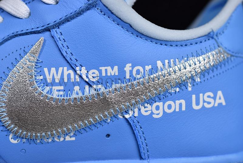 NikeAir Force 1 Low Off-White MCA - University Blue
