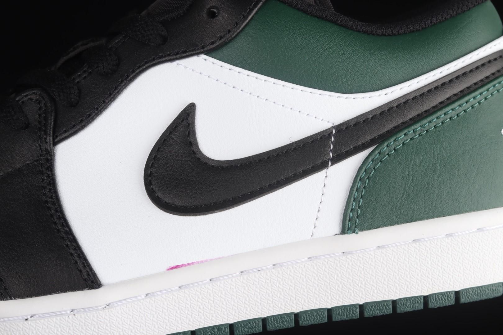 Air Jordan 1 AJ1 Low - Green Toe