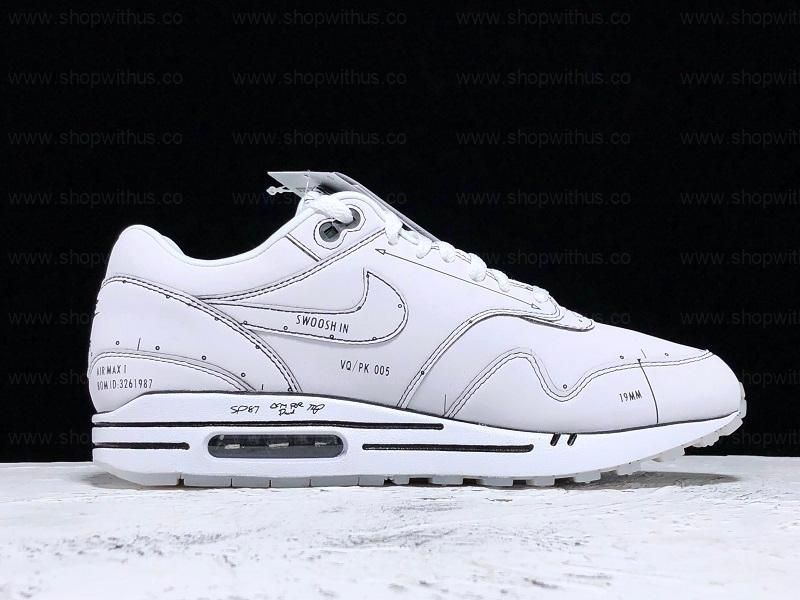 NikeAir Max 1 Tinker - Schematic White