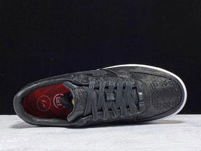 Fragment x CLOT x Air Force 1 - Black Silk