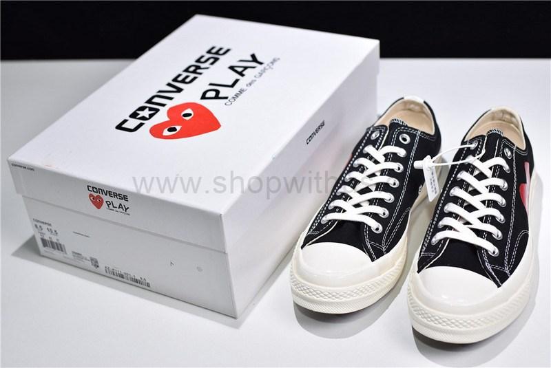 Comme des Garcons Play x Converse Chuck Taylor All-Star 70s Low - Black