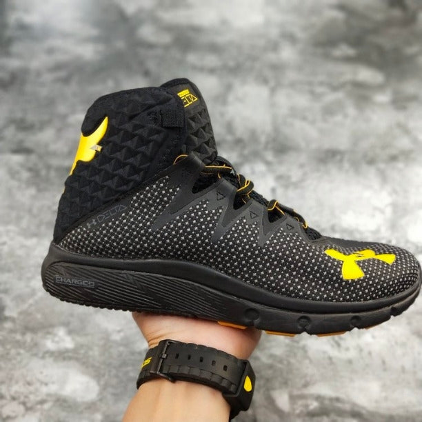 Project Rock x Under Armour Delta Training Shoes Black Yellow