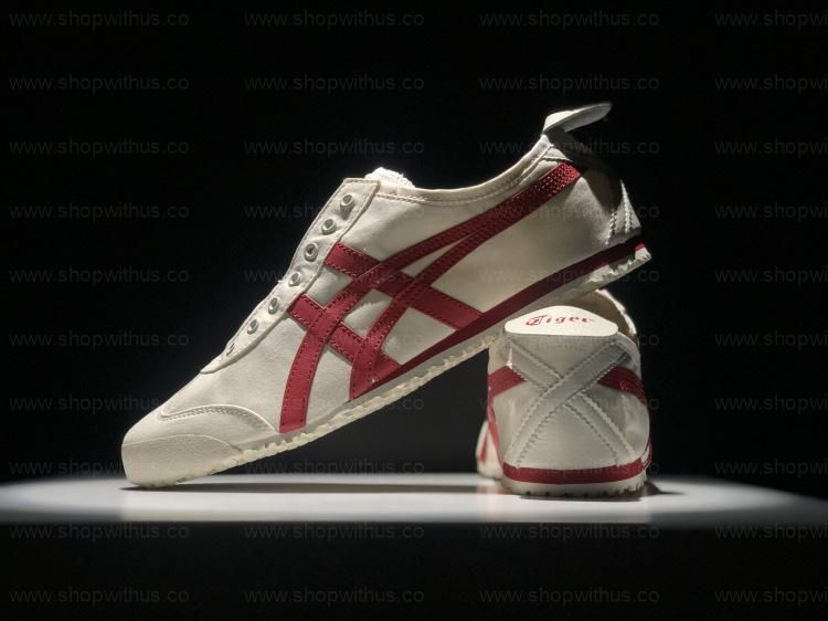 Onitsuka Tiger Mexico 66 SLIP-ON - Cream/Classic Red