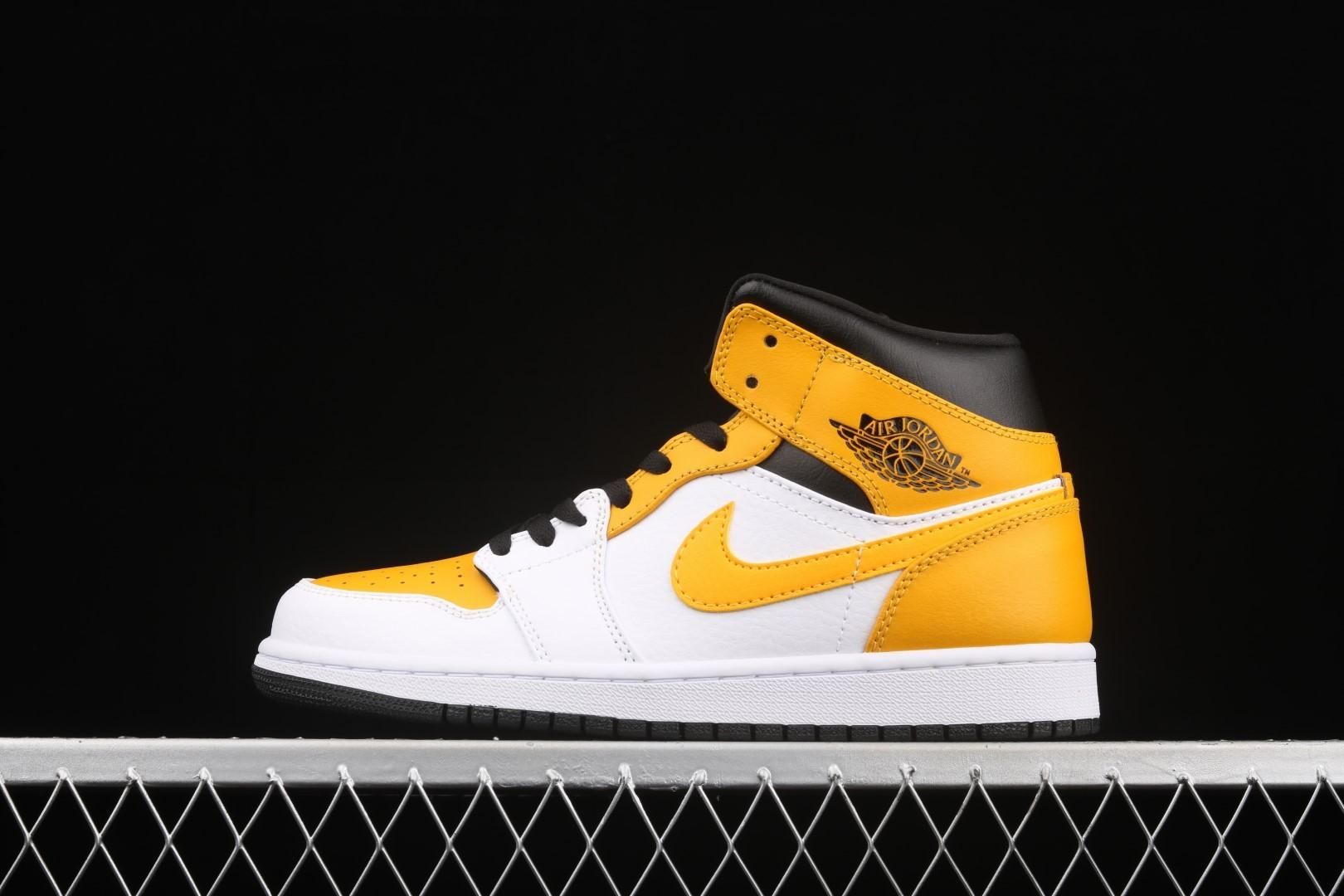 Air Jordan 1 AJ1 Mid - University Gold