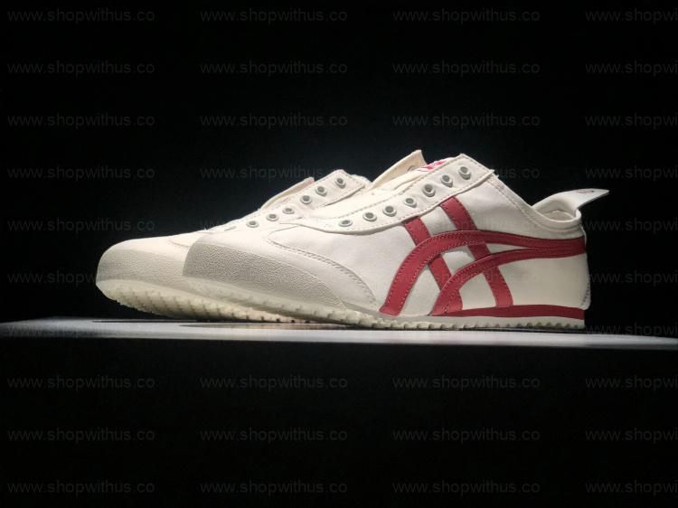 Onitsuka Tiger Mexico 66 SLIP-ON - Cream/Classic Red