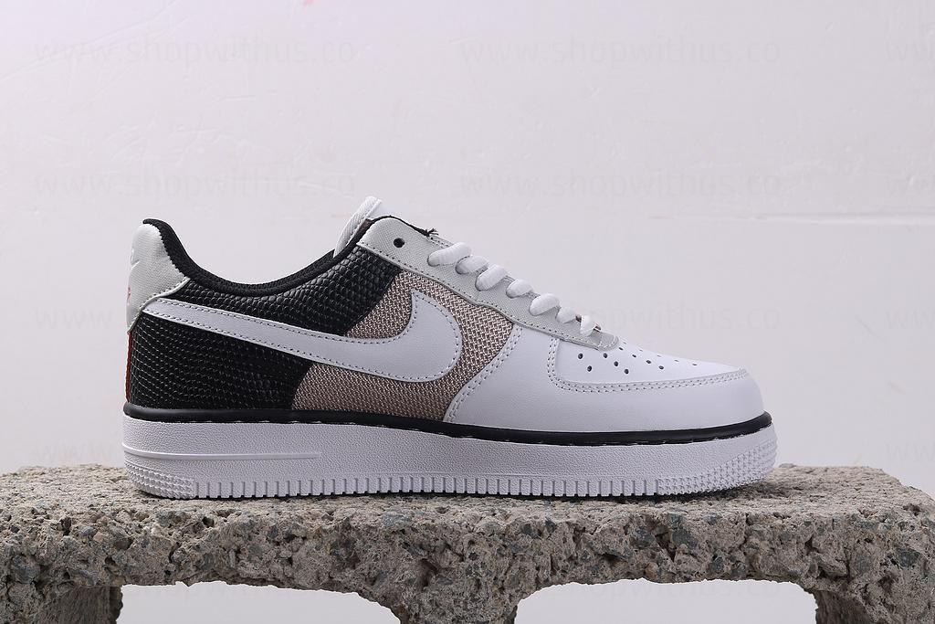 NikeAir Force 1 AF1 07 - Grey/Black/Gold