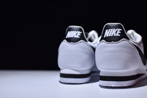 NIKEMen's Cortez Basic Leather Casual Shoe - White/Black