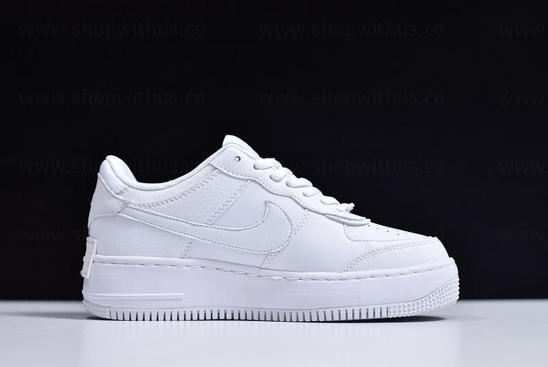 NikeWMNS Air Force 1 AF1 Shadow - Triple White