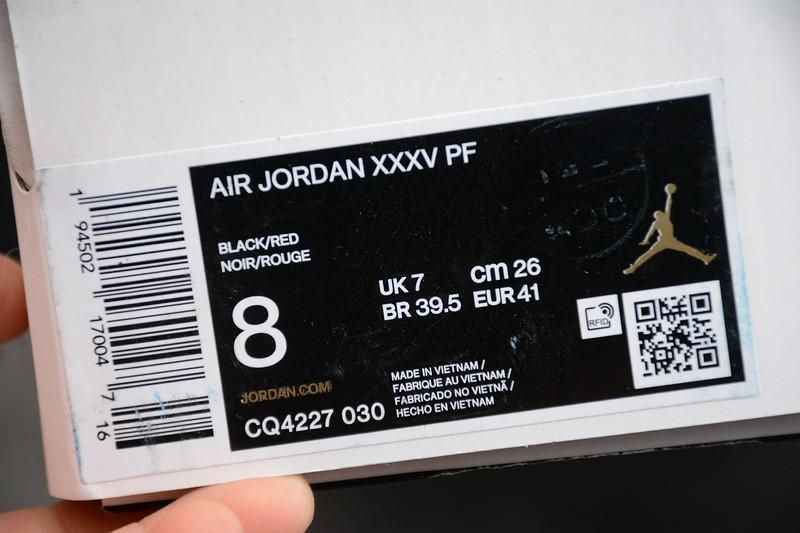 Air Jordan XXXV AJ35 - Bred