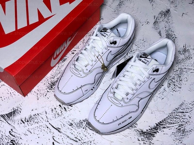 NikeAir Max 1 Tinker - Schematic White