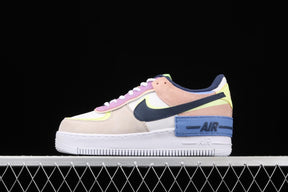 NikeWMNS Air Force 1 AF1 Low Shadow - Photon Dust/Crimson Tint