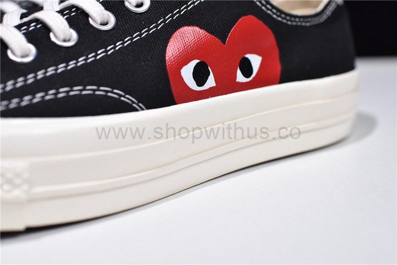 Comme des Garcons Play x Converse Chuck Taylor All-Star 70s Low - Black