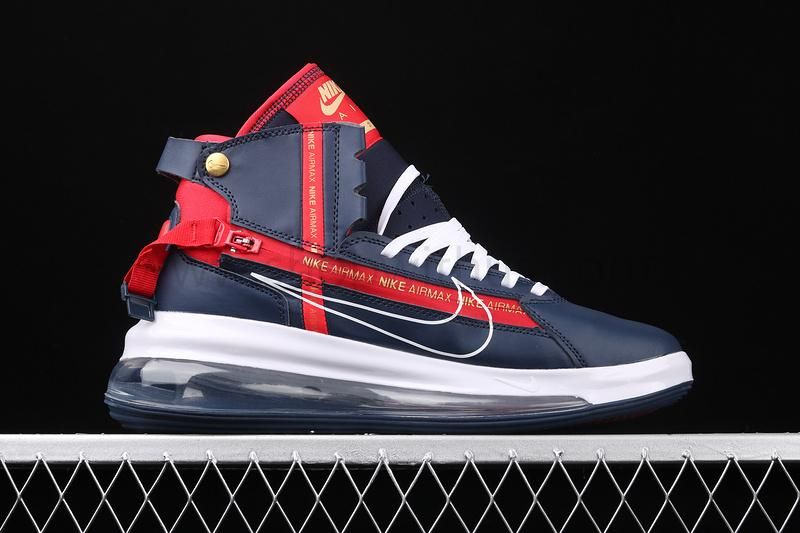 NikeMen's Air Max 720 Saturn - Navy Blue/Red