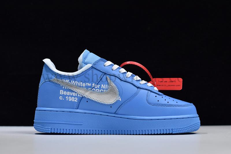 NikeAir Force 1 Low Off-White MCA - University Blue