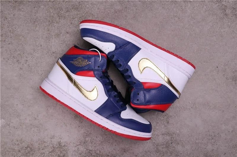 Air Jordan 1 AJ1 Mid - USA Olympic