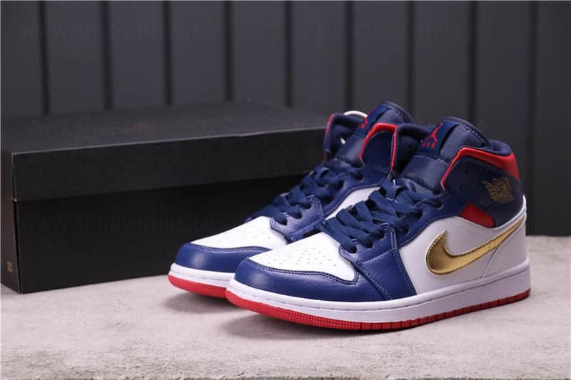 Air Jordan 1 AJ1 Mid - USA Olympic