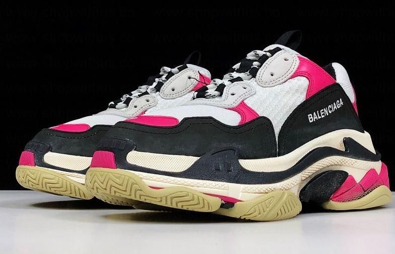 WMNSBalenciaga Triple S - Black/Pink